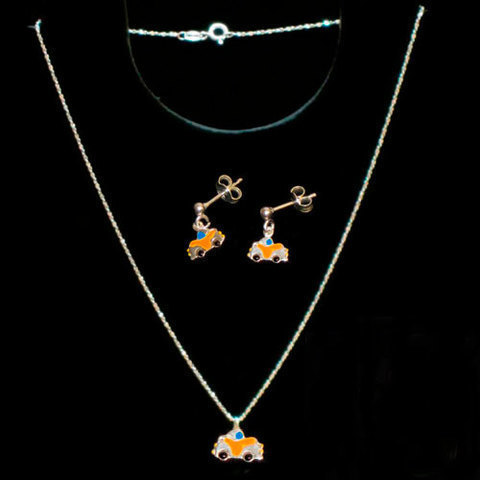 conjunto joyería plata infantil