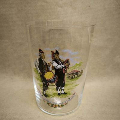 vaso de sidra personalizado calca gaitero y tamborilero