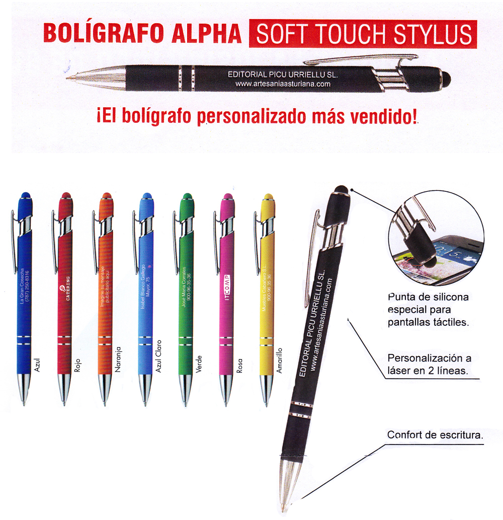 imagen bolígrafo Alpha personalizable regalo para bodas, comuniones, eventos y congresos