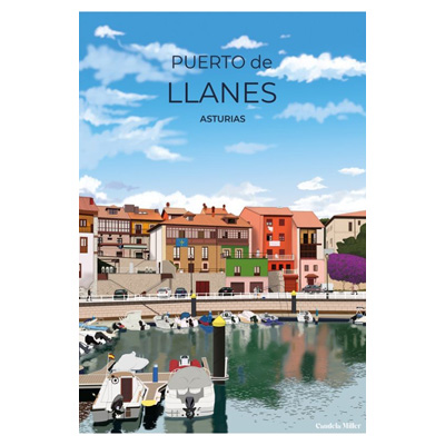 P&oacute;ster Puerto de Llanes