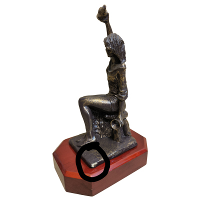 Escanciadora imitaci&oacute;n bronce