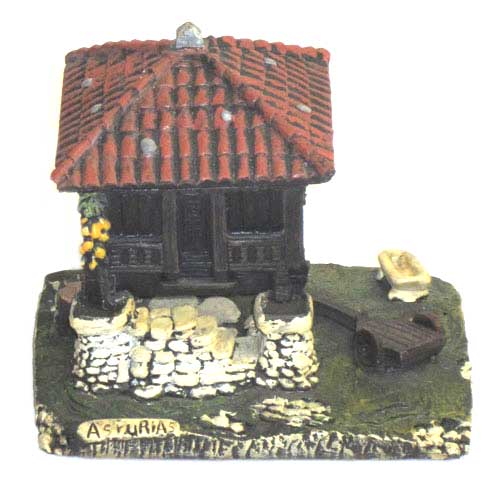 Imagen figura Hórreo cerámica maíz pequeño