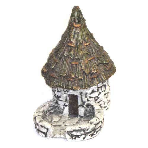 Imagen figura Palloza cerámica Asturias