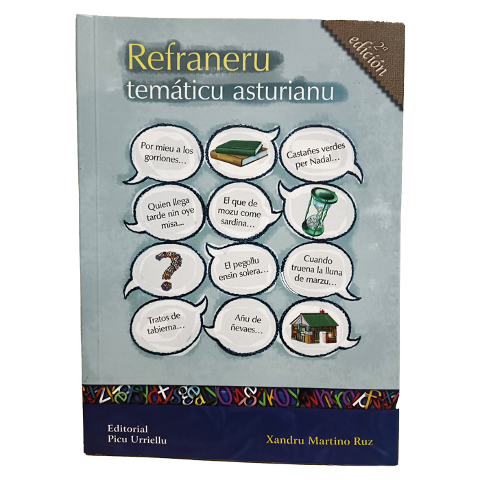 Portada libro refranero temático asturiano