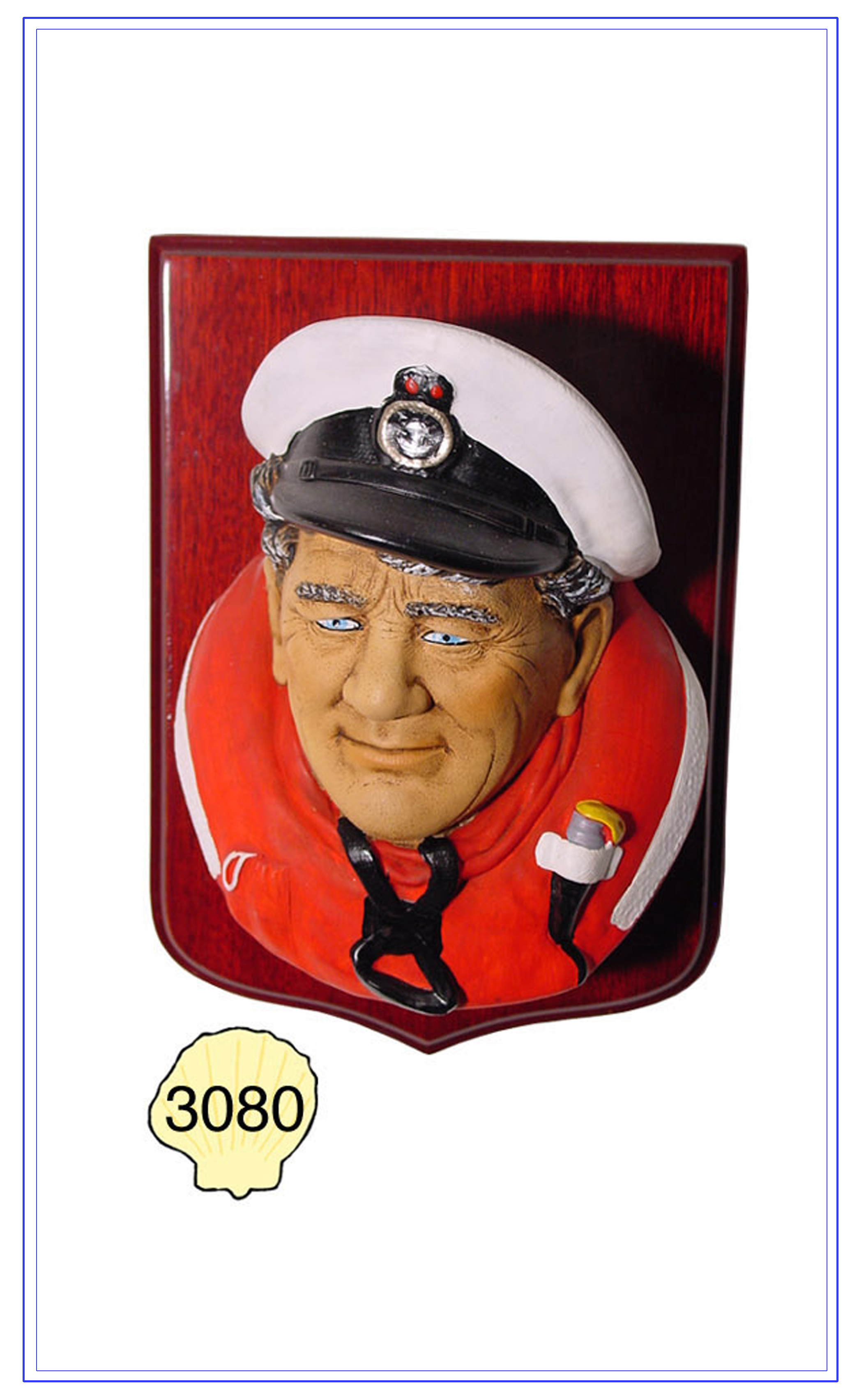 imagen busto cerámica capitán