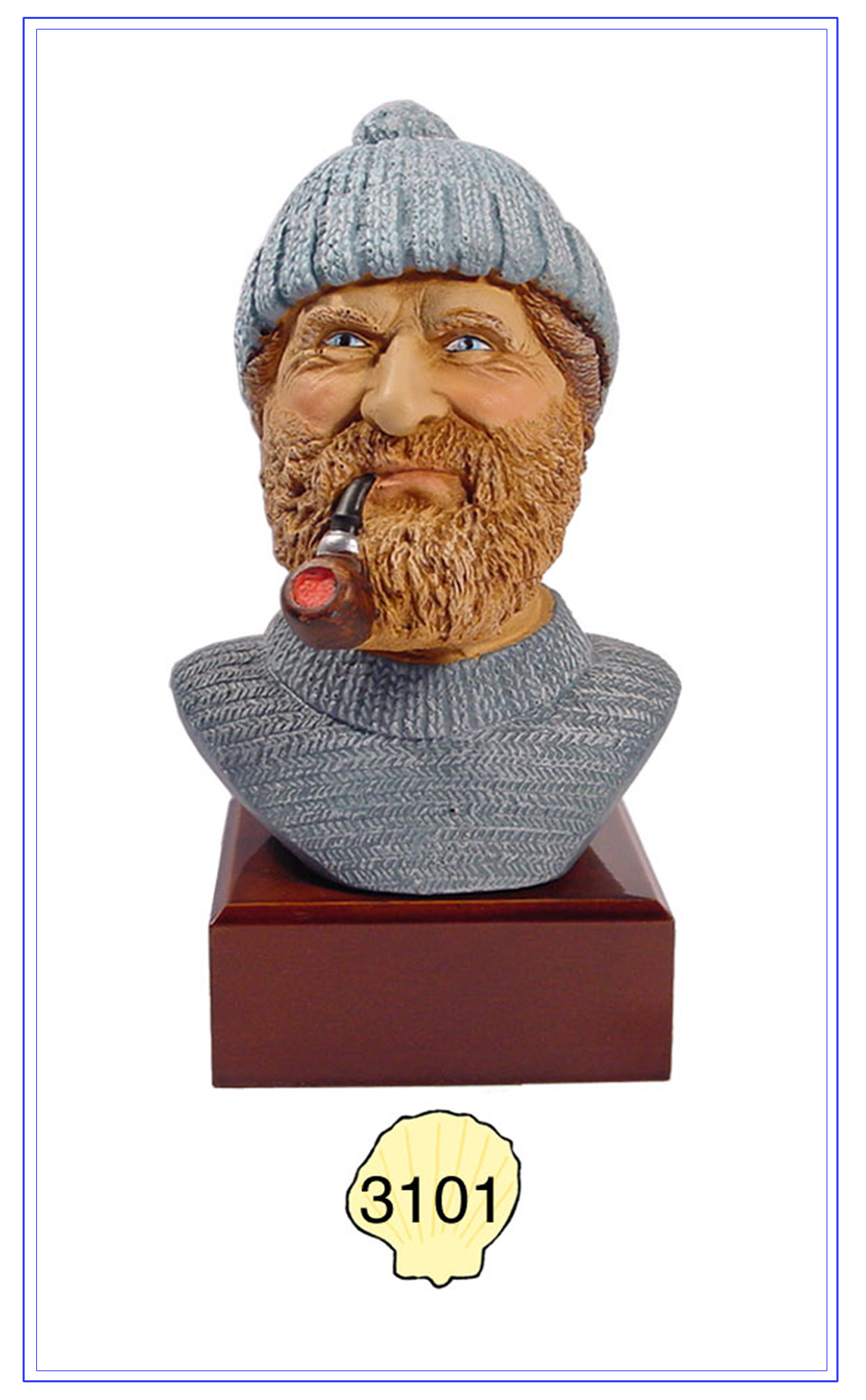 BUSTO MARINERO SOBREMESA GORRO