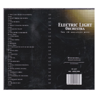 CD Electric Light Orquesta - The 20 Greatest Hits