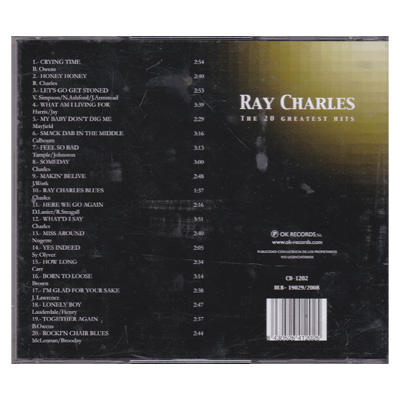 CD Ray Charles - The Greatest Hits