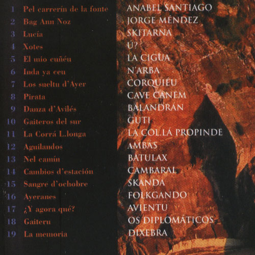imagen parte trasera cd musiques