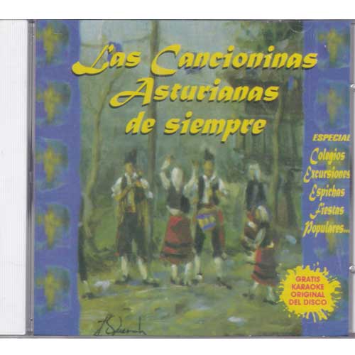 Imagen portada cd Las canciones asturianas de siempre