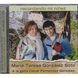 Imagen portada María Teresa González Soto - CD Recordando mi niñez