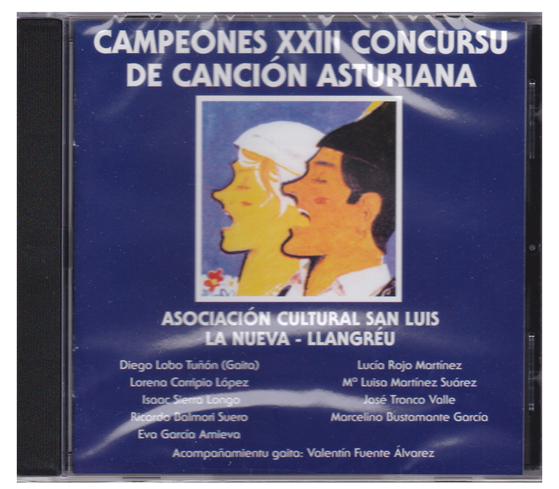 imagen cd campeones XXIII concursu de canción Asturiana
