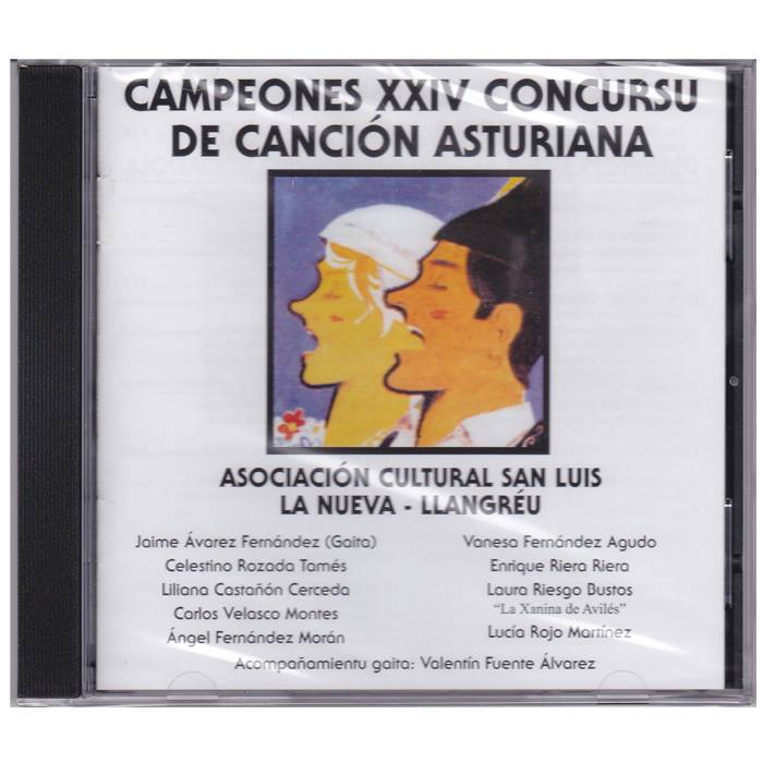 imagen cd campeones XXIV concursu de canción Asturiana