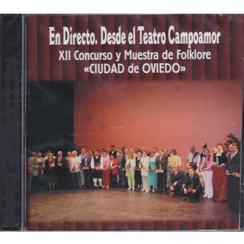 Imagen portada cd XII concurso y muestra de folklore ciudad de Oviedo