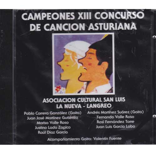 Imagen portada cd Campeones XIII concurso de la cancion asturiana