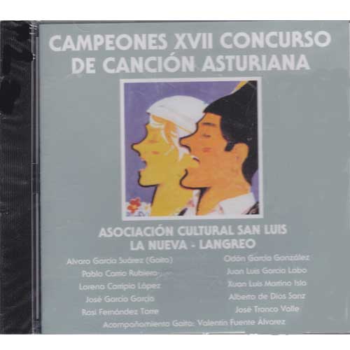 Imagen portada cd Campeones XVII concurso de la canción asturiana