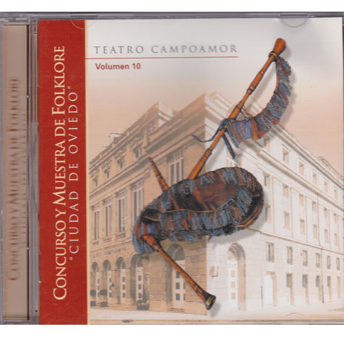 Imagen portada cd Concurso y muestra de folklore ciudad de Oviedo - vol.10