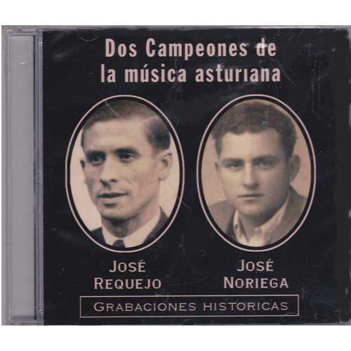 Imagen portada cd Dos campeones de la música asturiana  