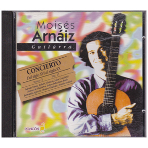 Imagen cd Moisés Arnáiz - Concierto del siglo XVI al siglo XX