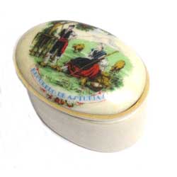 Imagen joyero porcelana motivos asturianos