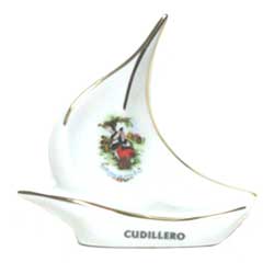 Imagen barco porcelana motivos asturianos modelo 1
