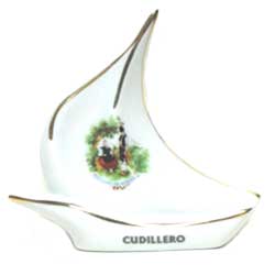 Imagen barco porcelana motivos asturianos modelo 2
