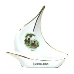 Imagen barco porcelana motivos asturianos modelo 4
