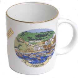  Imagen jarra porcelana desayuno paisaje cudillero