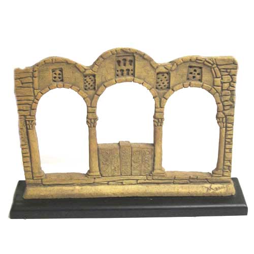 Imagen figura cerámica Iconoestasis Santa Cristina Lena sobremesa 