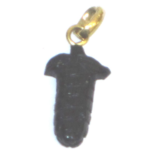Imagen colgante panoya azabache y oro