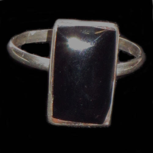 anillos azabache y plata