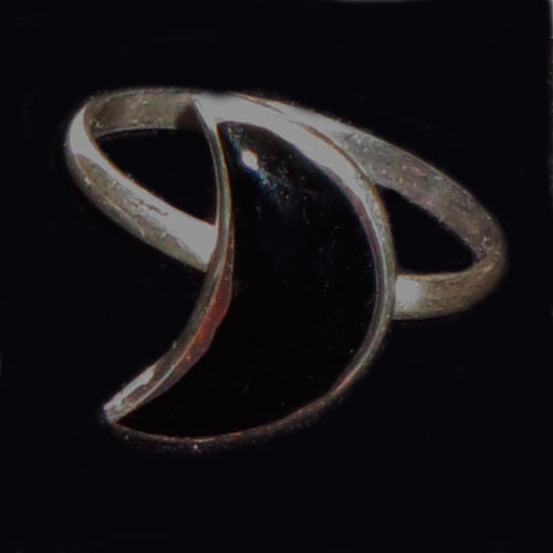 anillos azabache y plata