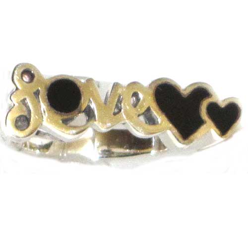 anillos azabache y plata