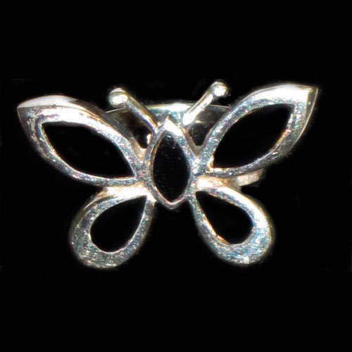 anillos azabache y plata
