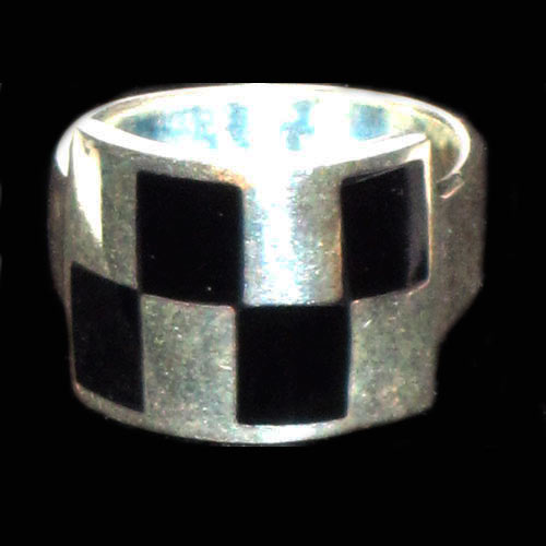 anillos azabache y plata