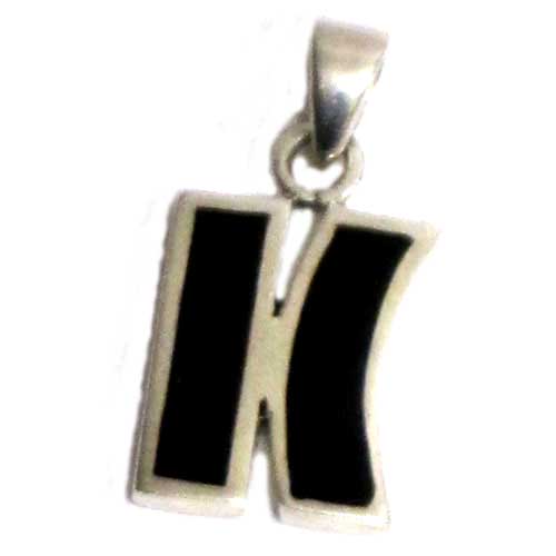  Imagen colgantes plata y azabache diseño medianos