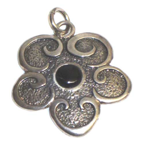 Imagen Colgantes plata y azabache motivos celtas