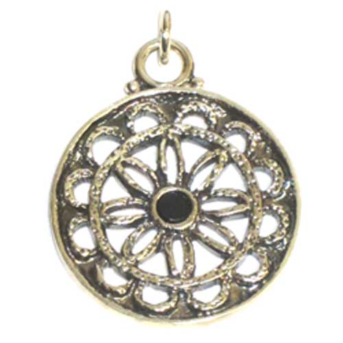  imagen Colgante prerromanico Lillo plata y azabache