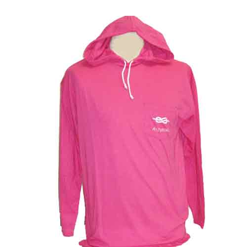 Imagen camiseta fucsia con gorro y bolsillo Asturias