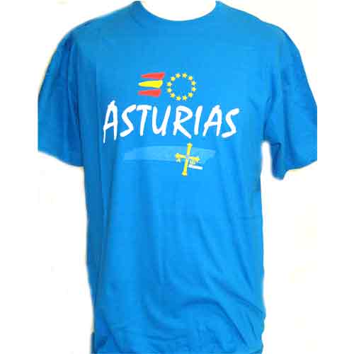  Imagen camiseta comunidad europea color azul royal