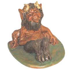 Imagen figuras mitología cerámica Busgosu