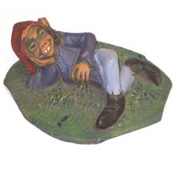 Imagen figuras mitología cerámica Trasgu