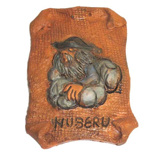 Imagen pergamino personaje mitología cerámica Nuberu