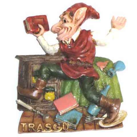 imán resina trasgu asturiano