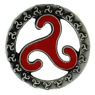 Imagen im&aacute;n metal Trisquel Decorado con Aro