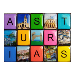 imagen puzzle magnético de Asturias