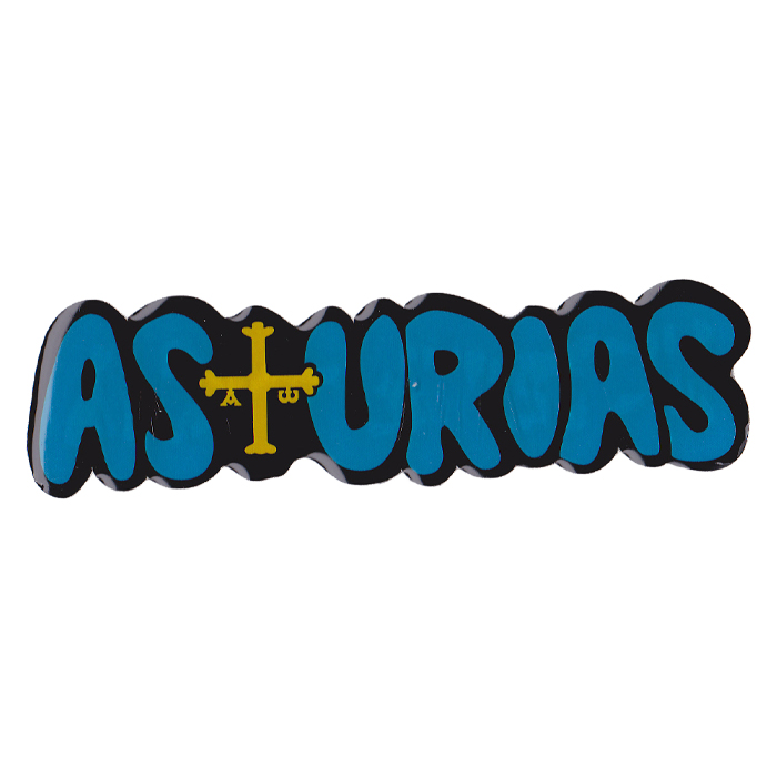 Imagen Pegatina Asturias Relieve