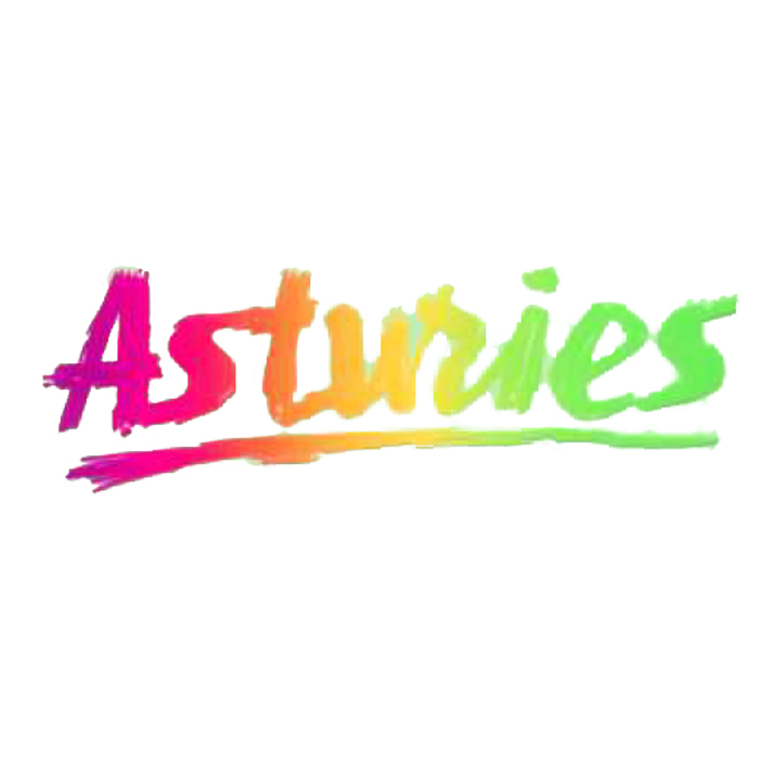 Imagen Pegatina Asturies colores
