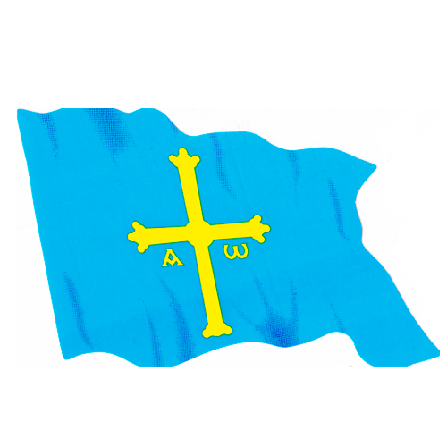 Imagen pegatina Bandera de Asturias