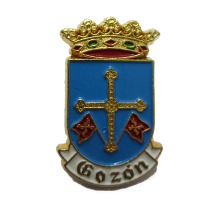 Imagen pin escudo de Gozón